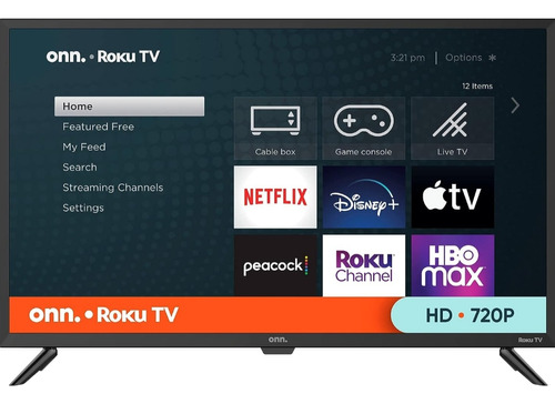 Pantalla Onn 24 PuLG Smart Roku Comptble Alexa Nueva 2023