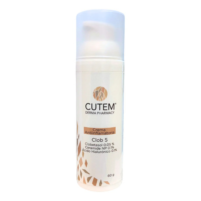 Cutem Clob 5 Crema Antiinflamatoria Clobetasol 0.05% 60g | Envío gratis