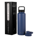 Garrafa Térmica Isolada A Vácuo Versity Coldkeeper 1.2l Inox Cor Azul