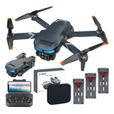 Mini Drone Axnen 4k Xt9 3 Battery Con Dual Cámara Hd 2.4ghz 3 Baterías Oscuro Gris