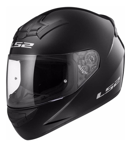 Casco Para Moto Integral Ls2 Rookie Ff352 Gloss Black Solid