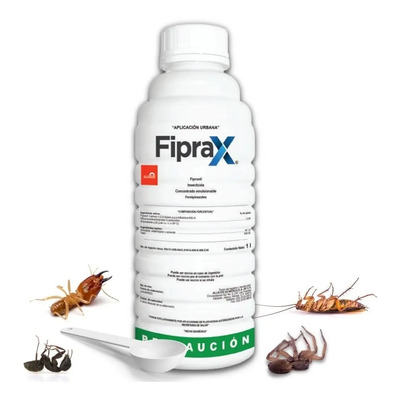 Insecticida Cucarachas Termitas Hormigas Chinches Fiprax 1 L | Envío gratis