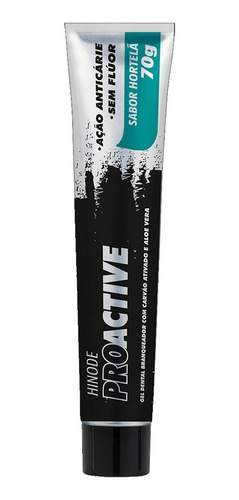 Gel Dental Crema Hnd Pro Active Carbon Activado Y Aloe Vera