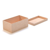 3 Cajas Para Regalo Mdf Rectangular 