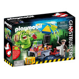 Ghostbusters - Slimer Stand De Hot Dog - Playmobil - 9222 Cantidad De Piezas 53