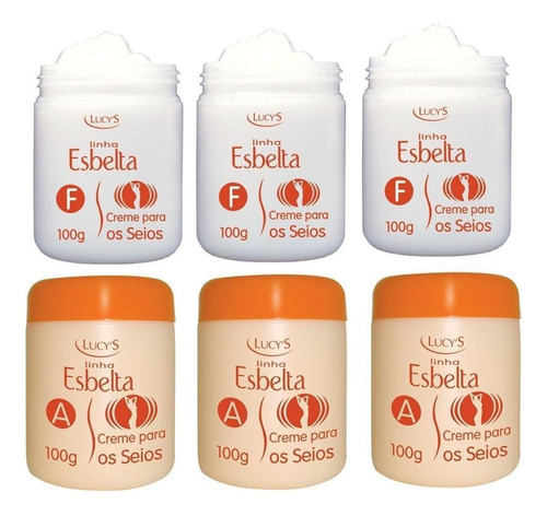  Kits Creme Cresce Aumenta Seios E Creme Firmador Seios