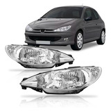 Optica Peugeot 206 Vidrio Liso Izq / Der