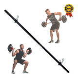 Barra Body Pump Musculação Academia + Presilhas Grátis 