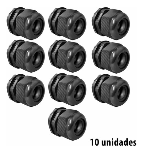 Paquete De 10 Conectores Glandula De 3/4 Para Intemperie