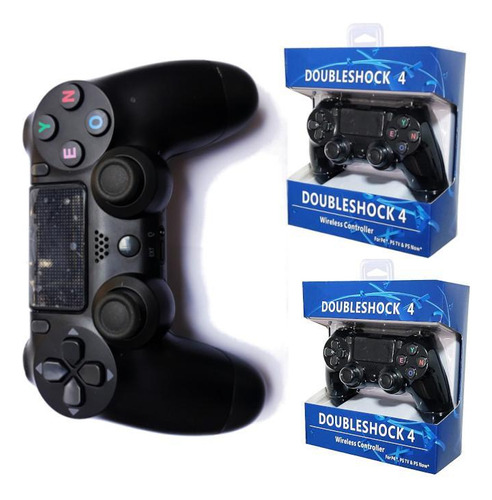 Kit 2 Controles Compatível Com Ps4 Manete Sem Fio Anti Queda