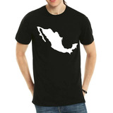 Playera Hombre Moda Republica Mexicana Mapa Slim Fit Oferta!