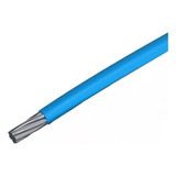 100 Metros Fio Cabo Aluminio Unipolar Singelo 16mm Azul 1kv