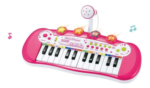 Multifuncional Piano Eléctrico De 24 Keys Teclas Para Niños