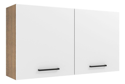 Alacena 120 Cm 2 Puertas Agata Madesa Blanco