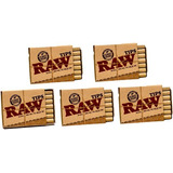 Colillas Raw Preenrolladas Naturales Sin Refinar, 5