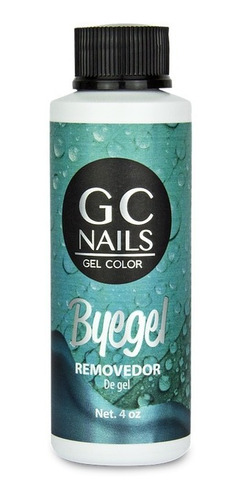 Removedor De Gel Para Uñas. Bye Gel De Gc Nails. 4 Oz