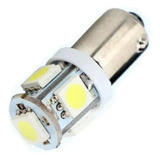 Kit 10 Lâmpadas Led 69 Ba9s 5led 12v | Polo 5 Leds 1w