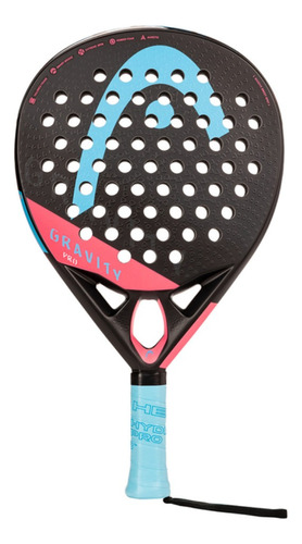 Paleta Padel Head Gravity Pro 2022 Negra Con Fucsia