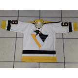 Jersey Nhl Niño Pittsburgh Penguins Bordado Con Detalles 