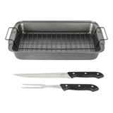 Set Asador Reilly 4 Pzs - Gibson - 108157.04 Color Negro