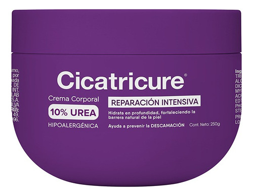 Cicatricure Crema Reparación Intensiva Urea 10% 250 Gr Tipo De Envase Pote Fragancia Neutro