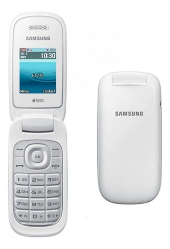 E1272 Samsung Idoso, Flip 4g Exclusivo Branco