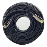 Hdmi Fibra 10 Metros Optica 2.1 60hz 4k 8k Flexivel 19 Pinos