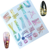 Stickers Autoadhesivos Para Decoración De Uñas -  Nail Art