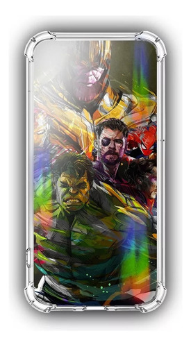 Carcasa Sticker Avengers D6 Para Todos Los Modelos Xiaomi