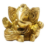 Athizay Latón Oro Ídolos De Ganesha Tamaño Pequeño Para La S