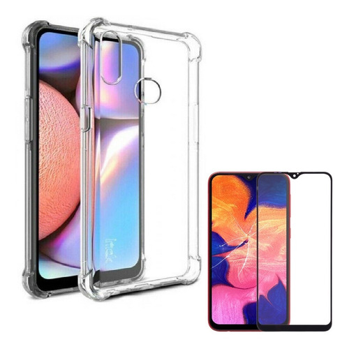 Capinha Protetora Clear + Película 3d Compatível Galaxy A10s