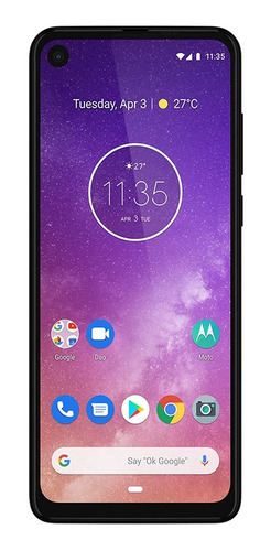 Motorola One Vision Bueno Dorado Liberado