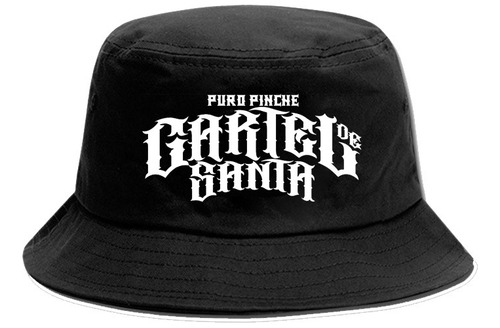 Cartel De Santa Bucket Gorro Pescado Rap Rock Trap Babo Mono