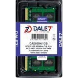 Memória Dale7 Ddr2 1gb 800 Mhz Notebook 16 Chips 1.8v Kit 02