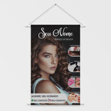 Banner Personalizado Salão De Beleza 50x80 Serviços Completo