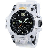 Reloj Hombre Skmei 1155 Cronometro Camuflado Militar Tactico