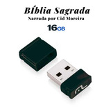 Bíblia Narrada Cid Moreira Pendrive Nano Multilaser 16gb