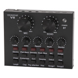 Tarjeta De Sonido V8, Conjunto De Audio, Interfaz, Micrófono