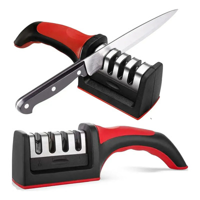 Afilador de Cuchillos Cocina 4 en 1, Afilador Profesional Manual, Afilador de Cocina con Base Antideslizante, para Cualquier Tipo de Cuchillos y Tijeras | MercadoLibre