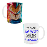 Taza Nueva Con Caja Dragon Ball Z Vegeta Taza Insecto