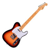 Guitarra Sx Telecaster Vintage 1950 Stl50 3ts Com Bag Sx Cor Sunburst Orientação Da Mão Destro