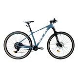 Mountain Bike Slp 400 Pro R29 L 9v Frenos De Disco Hidráulico Cambio Shimano Cues Color Azul Con Pie De Apoyo  