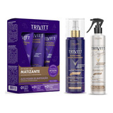 Kit Trivitt Matizante 5pçs:kit Home Care+ Fluido + O Segredo