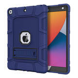 Funda Para iPad Generacion 7 8 Y 9 Resistente Azul Marino