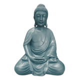 Buda Tibetano Sidarta Meditação Luxo Estátua Grande Resina 