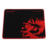 Mouse Pad Gamer Redragon P001 Archelon De Goma M 260mm X 330mm X 5mm Negro/rojo