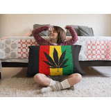 Fronha Folha Cannabis Marijuana Maconha Reggae Paz E Amor