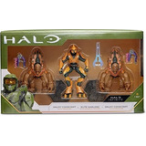 Halo Paquete De 3 Figuras De Villano De 4 Pulgadas, Señor .