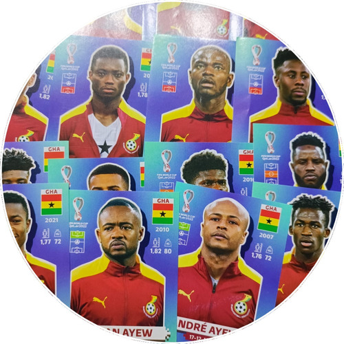 Ghana - Lamina Original Álbum Mundial Qatar 2022