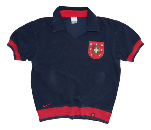 Camiseta Portugal Retro, Talla L, Algodón
